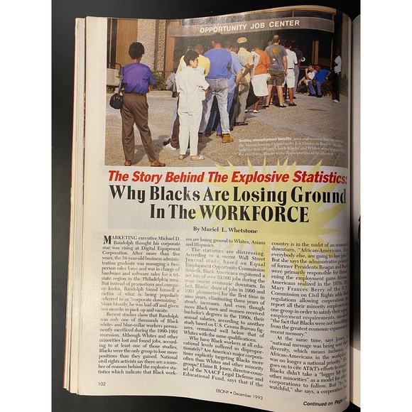 Ebony Magazine, December 1993, Michael Jordan Cover Feature Story - Picture 12 of 16